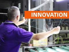 تصنيع الزجاج المصفوف المشدّد