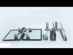 الزجاج المصفوف المجوف مع العنكبوت لجدار الستائر