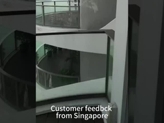 المباني المرتفعة السلامة الحواجز الزجاجية المقاومة