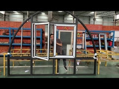 5+12A+5MM الزجاج العازل مع 6063-T5 الملف الشخصي الألومنيوم الاستخدام لأبواب على شكل قوس ونوافذ