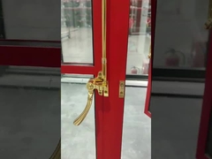 نافذة زجاجية على شكل قوس مع إطار من الألومنيوم